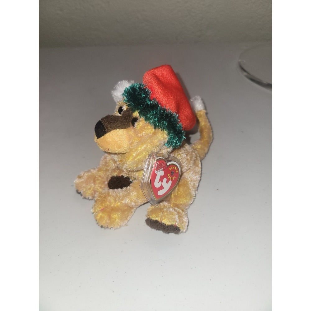 TY Beanie Baby JINGLEPUP the Dog (US Version) (6 inch) - MWMTs Stuffed Animal‎